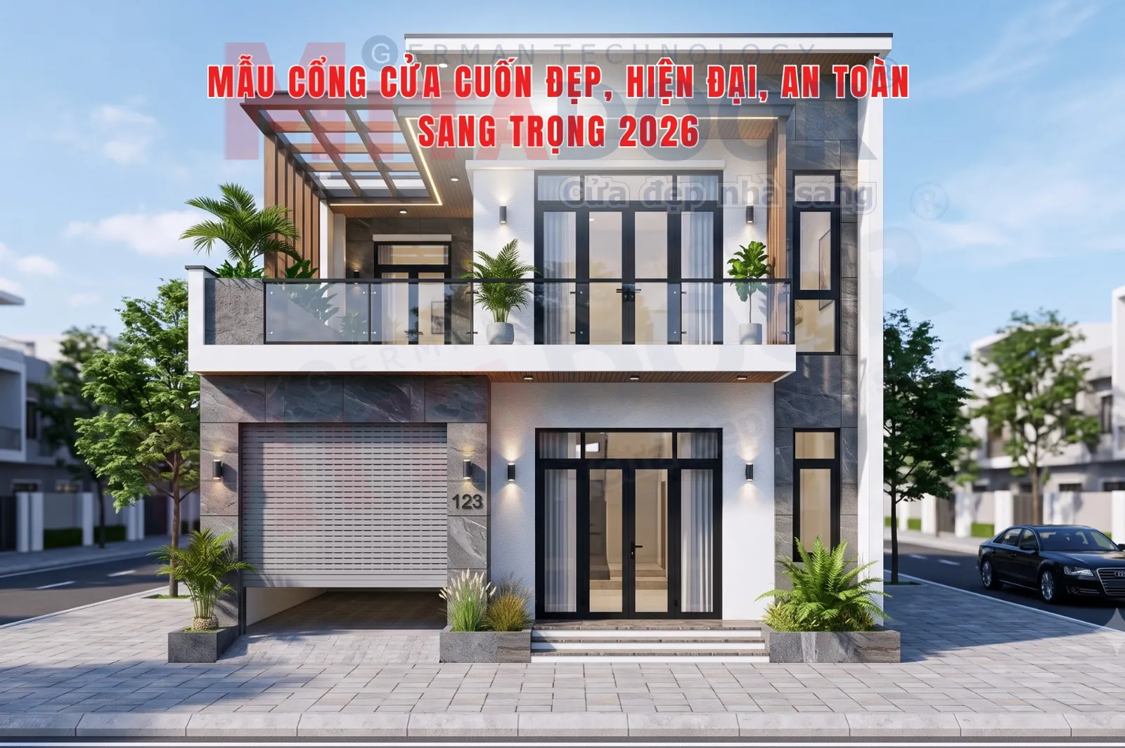 Cửa cuốn MẪU CỔNG CỬA CUỐN ĐẸP, HIỆN ĐẠI, AN TOÀN SANG TRỌNG 2026
