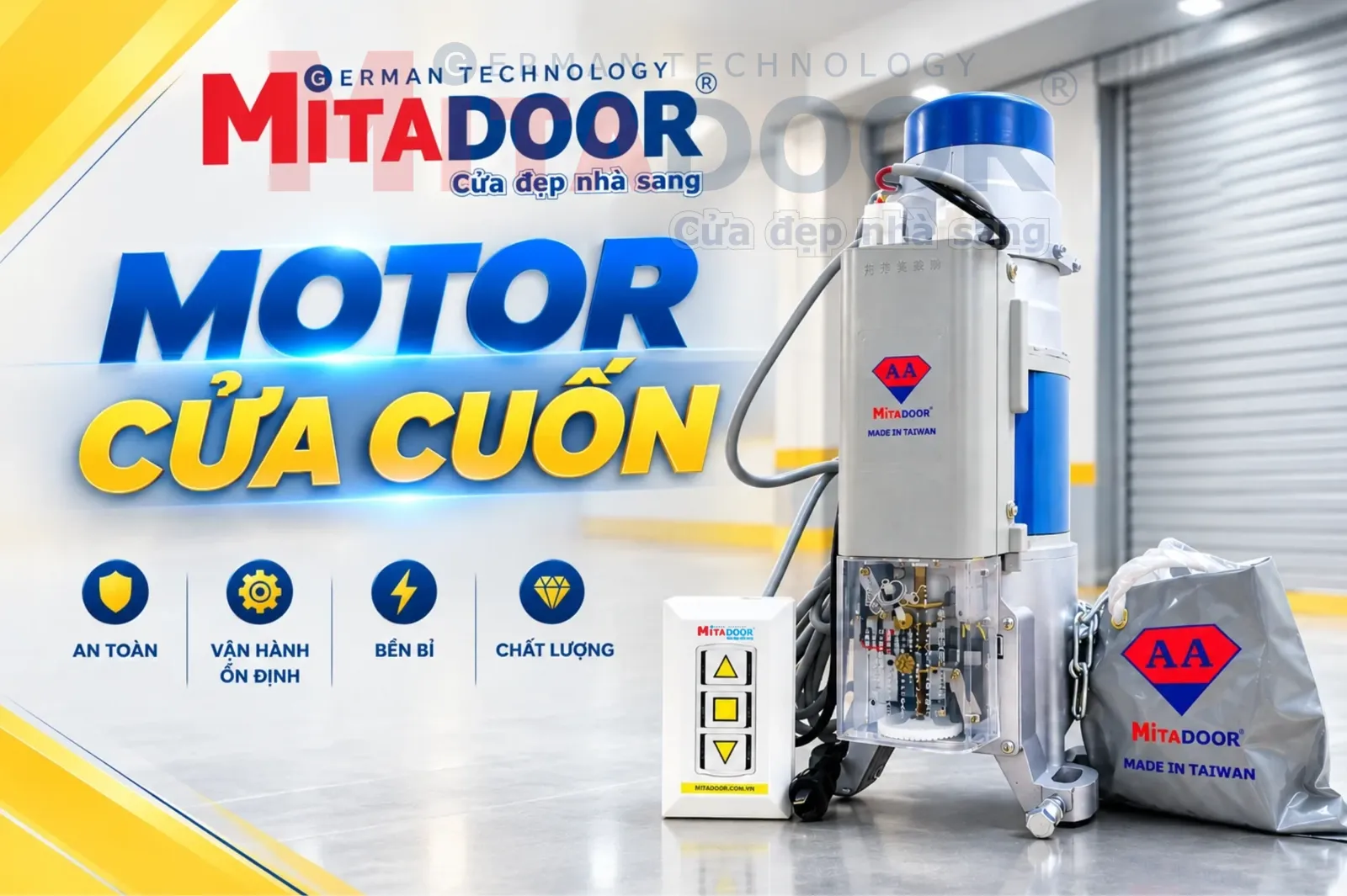 Motor - Bình lưu điện - Phụ kiện MOTOR CỬA CUỐN CHÍNH HÃNG - BÁO GIÁ CHI TIẾT