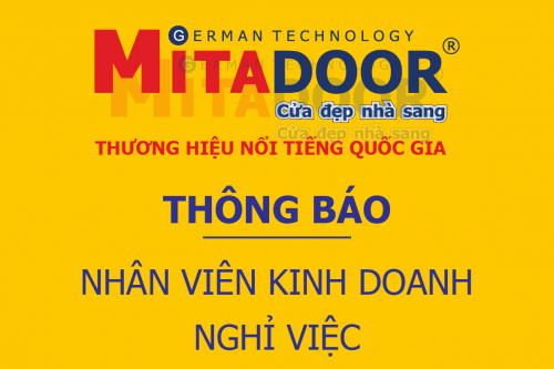 Tin tức sự kiện THÔNG BÁO NHÂN SỰ NHÂN VIÊN KINH DOANH NGHỈ VIỆC THÁNG 9 2018
