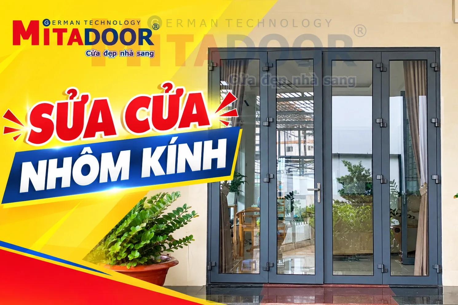 Cửa nhôm kính SỬA CỬA NHÔM KÍNH 24/7: CÁC LỖI THƯỜNG GẶP, BÁO GIÁ CHI TIẾT 2026