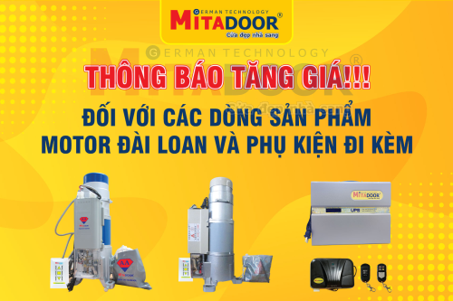 Thông báo - Hoạt động THÔNG BÁO TĂNG GIÁ ĐỐI VỚI CÁC DÒNG SẢN PHẨM MOTOR ĐÀI LOAN VÀ PHỤ KIỆN ĐI KÈM