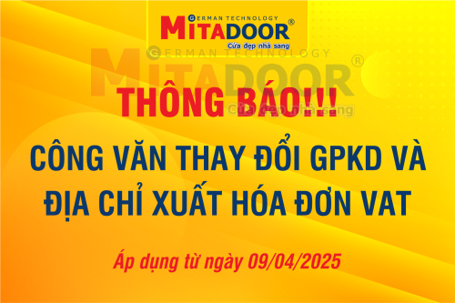 Thông báo - Hoạt động CÔNG VĂN THAY ĐỔI GIẤY PHÉP ĐĂNG KÝ KINH DOANH & ĐỊA CHỈ XUẤT HOÁ ĐƠN VAT