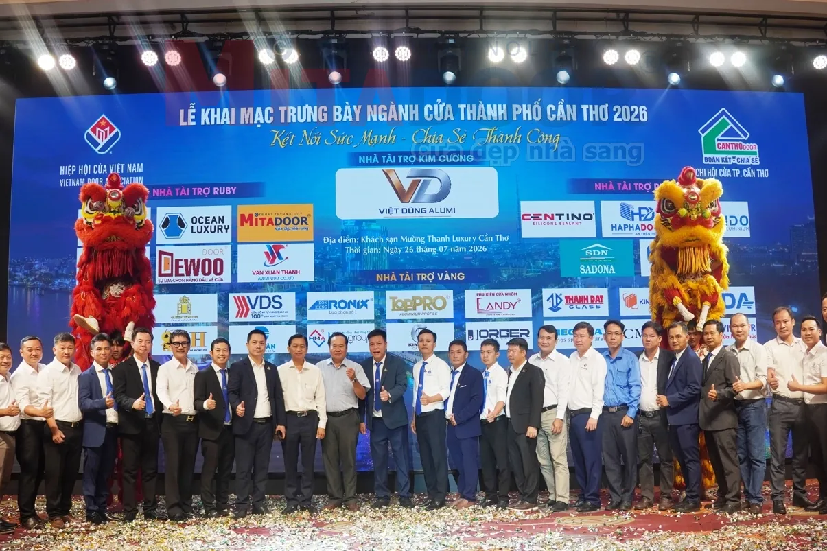 Thông báo - Hoạt động Chúc Mừng Sự Kiện “Trưng Bày Ngành Cửa Thành Phố Cần Thơ 2026” Diễn Ra Thành Công Tốt Đẹp: Dấu Ấn Rực Rỡ Của Mitadoor