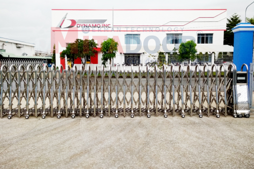 Cửa cổng xếp HÌNH ẢNH CÔNG TRÌNH CỬA CỔNG XẾP NHẬP KHẨU CAO CẤP TẠI KCN ĐỒNG AN 2