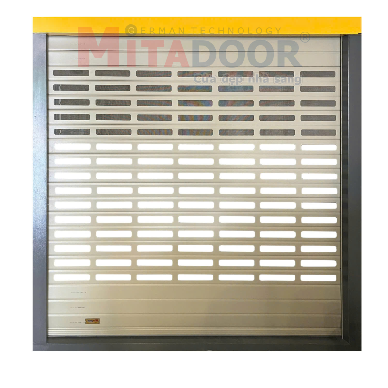 Cửa cuốn tốc độ cao 6S CỬA CUỐN NHÔM TỐC ĐỘ CAO MITADOOR DELUXE 6S-90 SIÊU THOÁNG - XUYÊN SÁNG - CHỐNG MUỖI