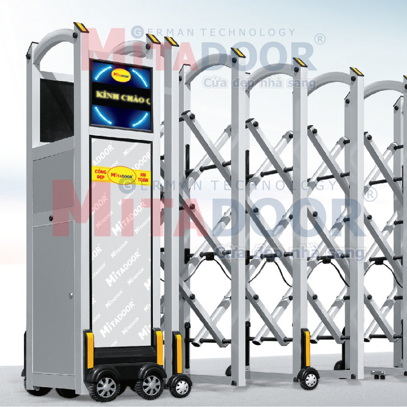 CỬA CỔNG XẾP HỢP KIM NHÔM CỬA CỔNG XẾP HỢP KIM NHÔM MT 128-Y