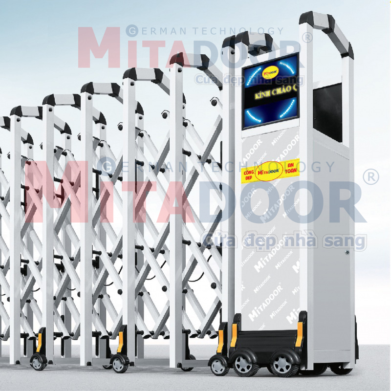 CỬA CỔNG XẾP HỢP KIM NHÔM CỬA CỔNG XẾP HỢP KIM NHÔM MT 17128-B