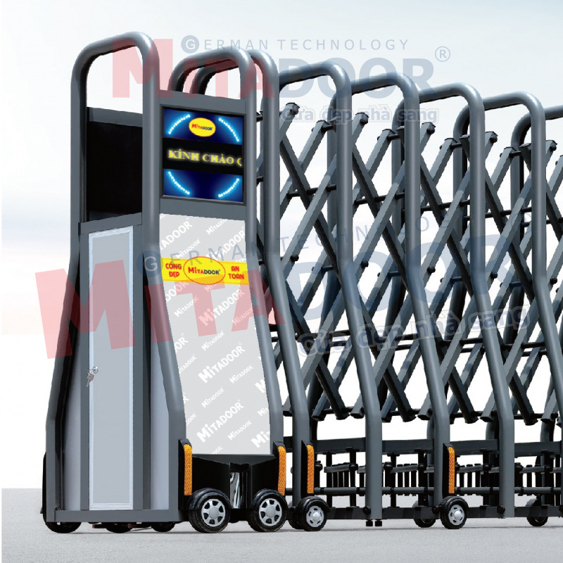 CỬA CỔNG XẾP HỢP KIM NHÔM CỬA CỔNG XẾP HỢP KIM NHÔM MT 318-B