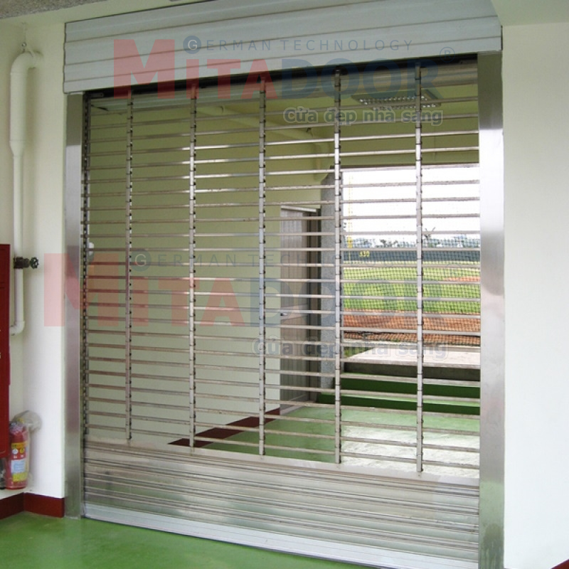 Cửa cuốn song ngang CỬA CUỐN SONG NGANG MITADOOR INOX 304, VUÔNG 20