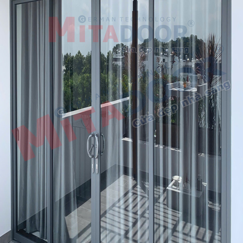 Cửa đi mở lùa CỬA ĐI MỞ LÙA - HỆ NHÔM MITADOOR XF93