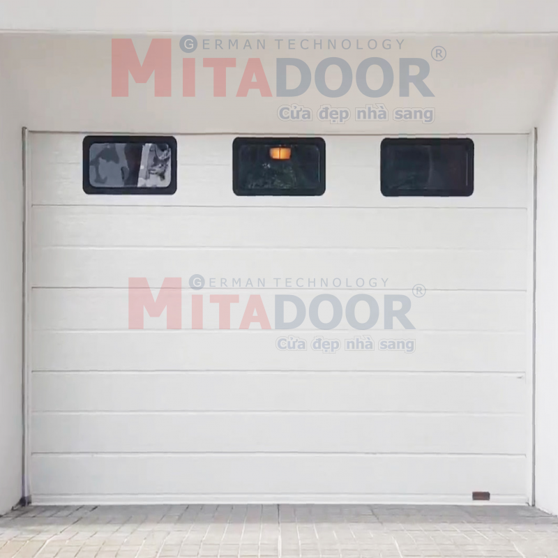 CỬA TRƯỢT TRẦN Cửa trượt trần tiêu chuẩn có ô lấy sáng Mitadoor