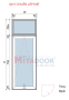 Ảnh bổ sung sản phẩm CỬA SỔ MỞ HẤT HỆ NHÔM MITADOOR DP 5