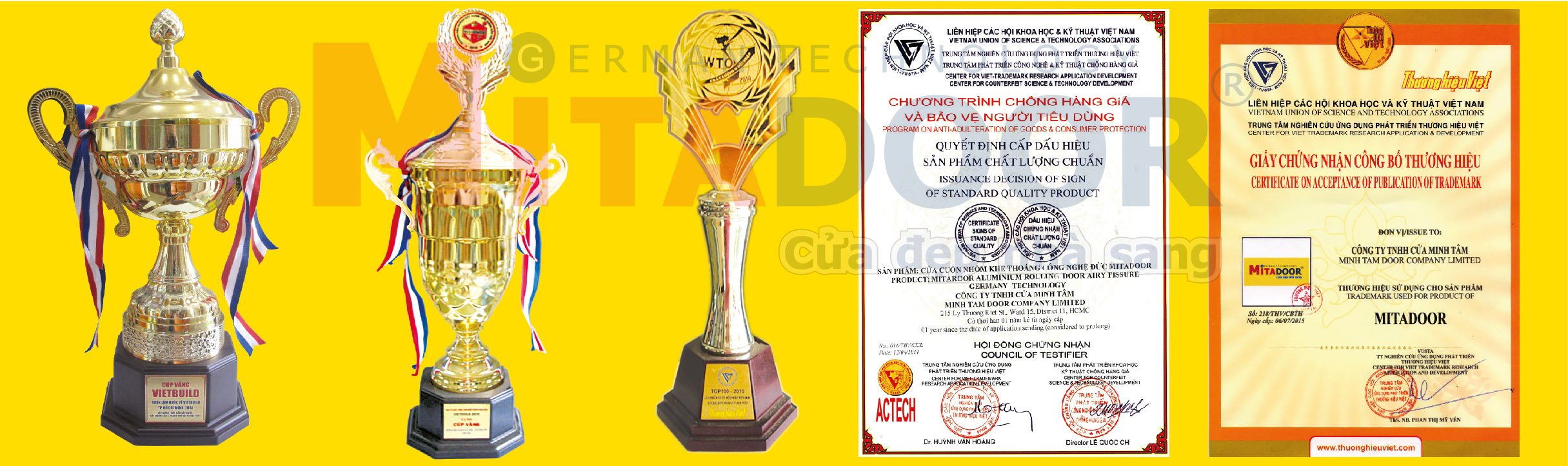 Mitadoor chung nhan cong bo thuong hieu 