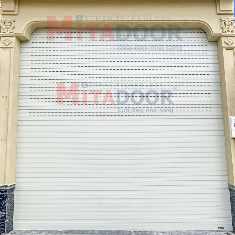 Cửa cuốn nhôm khe thoáng Mitadoor MT512 Cửa cuốn nhôm khe thoáng Mitadoor MT512