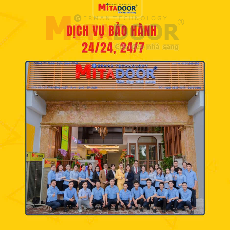 Dịch vụ bảo hành sản phẩm của Mitadoor luôn được khách hàng đánh giá cao bởi sự nhiệt tình, chuyên nghiệp Dịch vụ bảo hành sản phẩm của Mitadoor luôn được khách hàng đánh giá cao bởi sự nhiệt tình, chuyên nghiệp