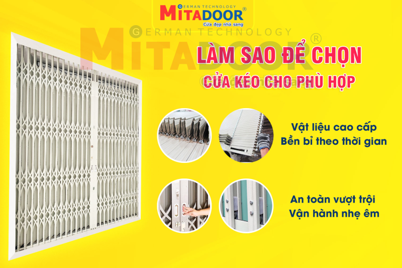 Cách chọn cửa kéo sao cho đúng