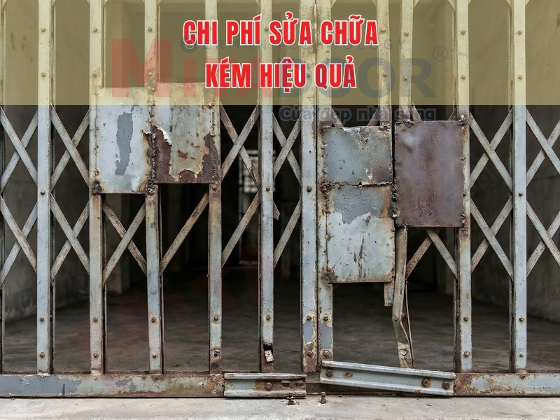 Chi ph&iacute; sửa chữa tạm thời k&eacute;m hiệu quả
