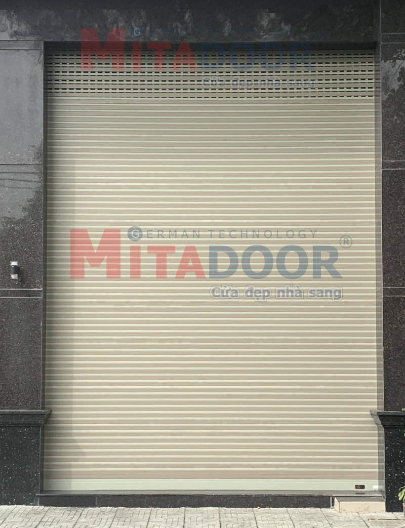 Cửa cuốn nhôm Mitadoor MIX 76A với kết cấu vững chắc, vận hành êm ái Cửa cuốn nhôm Mitadoor MIX 76A với kết cấu vững chắc, vận hành êm ái