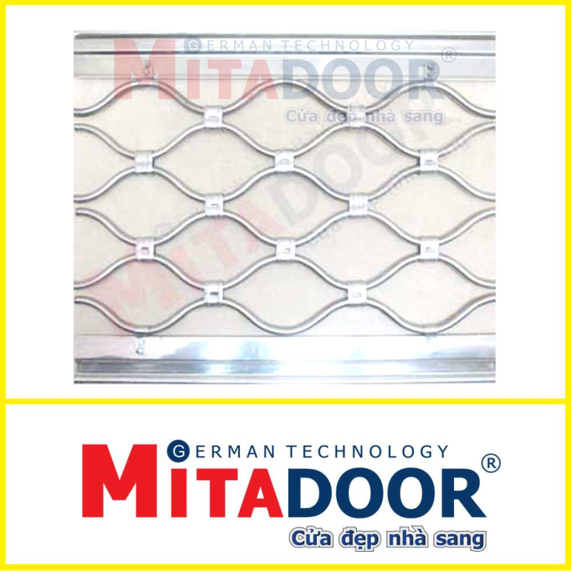 Thân cửa cuốn lưới Mitadoor mắc võng làm bằng inox 304 có độ cứng cao, tăng khả năng bảo vệ công trình Thân cửa cuốn lưới Mitadoor mắc võng làm bằng inox 304 có độ cứng cao, tăng khả năng bảo vệ công trình