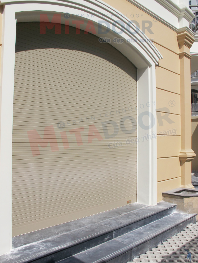 Cửa cuốn nhôm Mitadoor khe thoáng MT500R Cửa cuốn nhôm Mitadoor khe thoáng MT500R