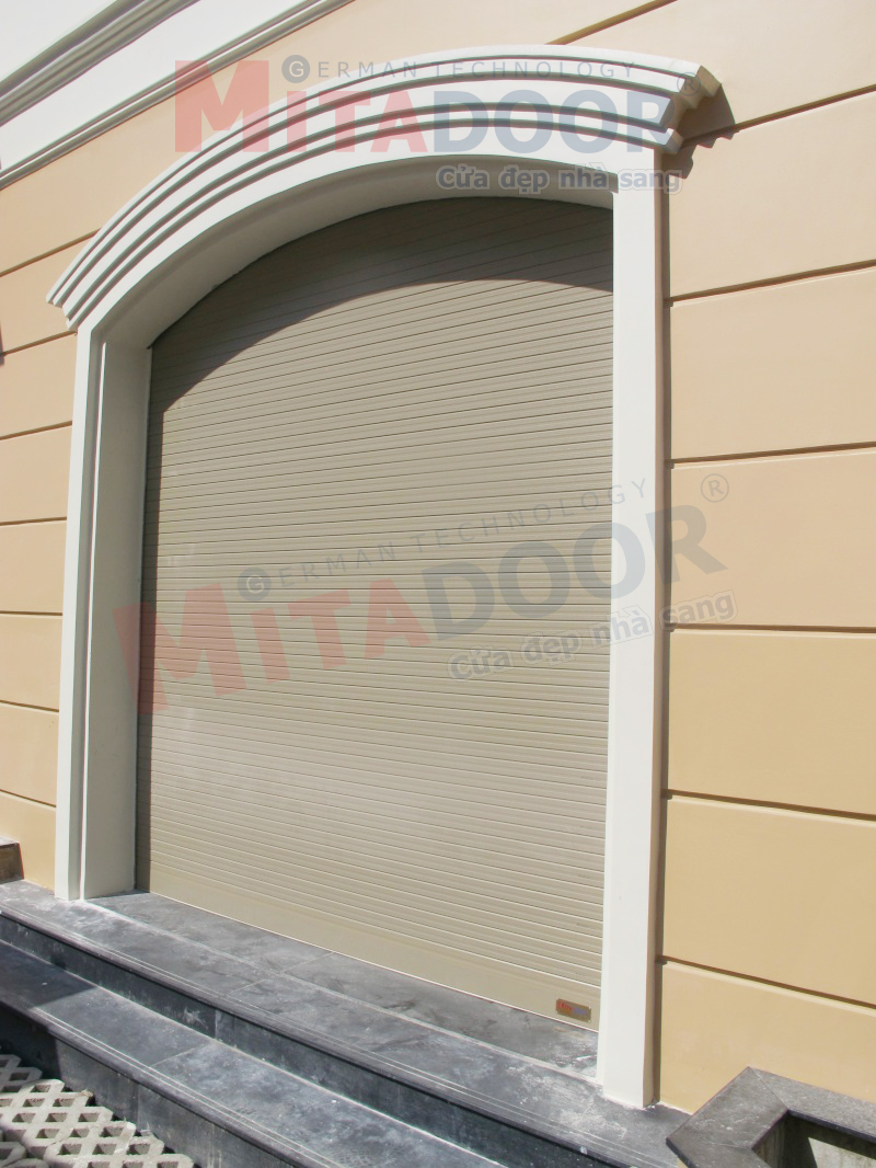 Cửa cuốn nhôm Mitadoor khe thoáng MT500R Cửa cuốn nhôm Mitadoor khe thoáng MT500R