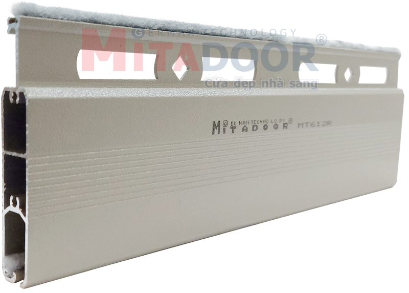 Nan cửa cuốn nhôm khe thoáng Mitadoor MT612R Nan cửa cuốn nhôm khe thoáng Mitadoor MT612R