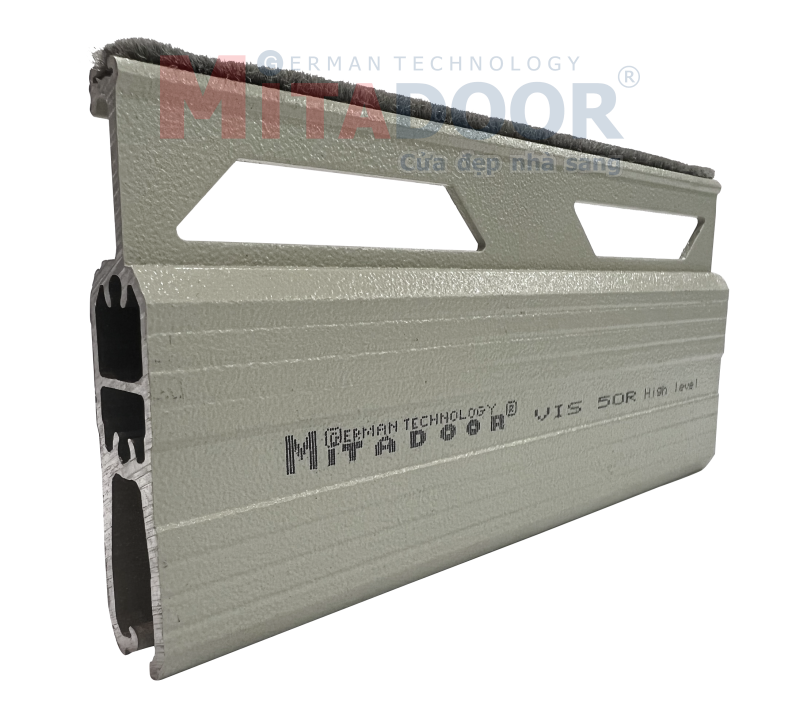 Nan cửa cuốn siêu dày Mitadoor VIS 50R Nan cửa cuốn siêu dày Mitadoor VIS 50R