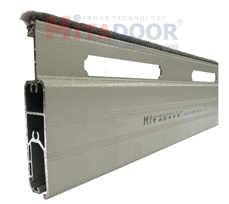 Nan cửa cuốn nhôm Mitadoor X210R Nan cửa cuốn nhôm Mitadoor X210R