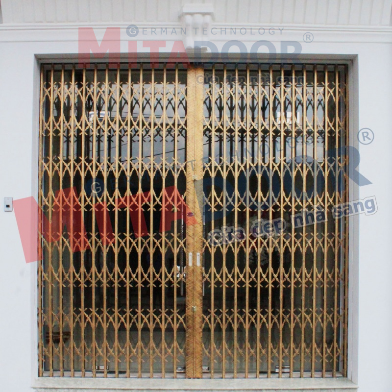 Cửa kéo hoa văn cổ S9 của Mitadoor Cửa kéo hoa văn cổ S9 của Mitadoor