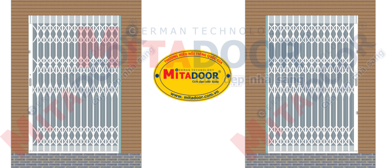 Cửa k&eacute;o tole Mitadoor c&ocirc;ng nghệ Đ&agrave;i Loan 