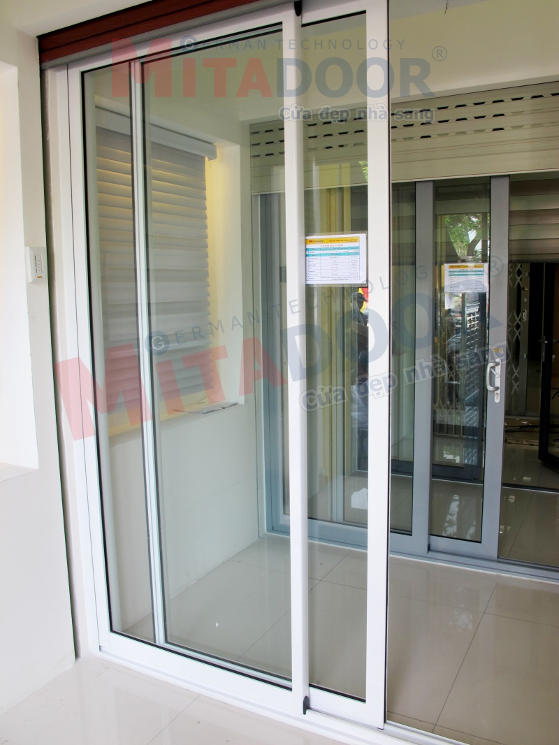 Cửa lùa 2 ray ST96 phủ lớp sơn tĩnh điện cao cấp, bền màu Cửa lùa 2 ray ST96 phủ lớp sơn tĩnh điện cao cấp, bền màu