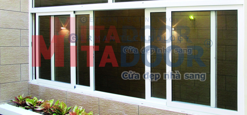 Cửa sổ mở lùa hệ nhôm Mitadoor cao cấp sang trọng, vận hành êm ái Cửa sổ mở lùa hệ nhôm Mitadoor cao cấp sang trọng, vận hành êm ái