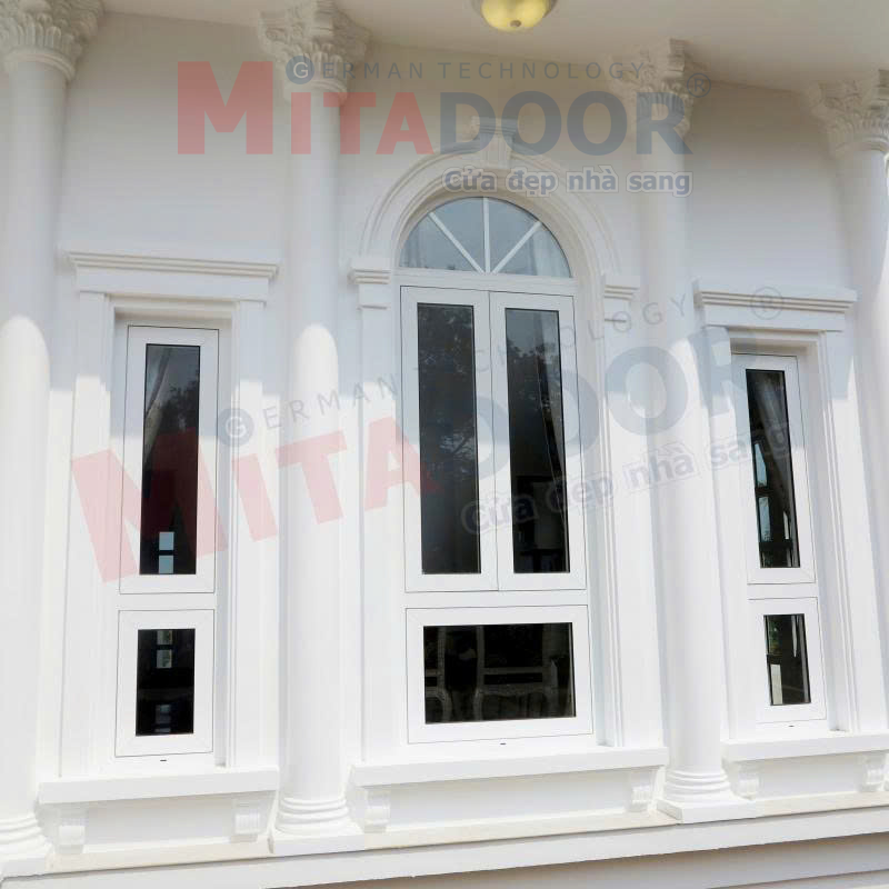 Cửa sổ mở quay hệ nhôm Mitadoor cao cấp, sang trọng Cửa sổ mở quay hệ nhôm Mitadoor cao cấp, sang trọng