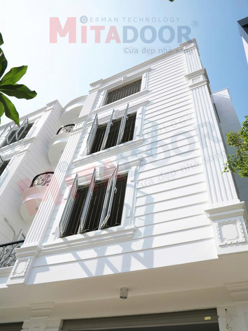 Cửa sổ mở quay hệ nhôm Mitadoor cao cấp Cửa sổ mở quay hệ nhôm Mitadoor cao cấp