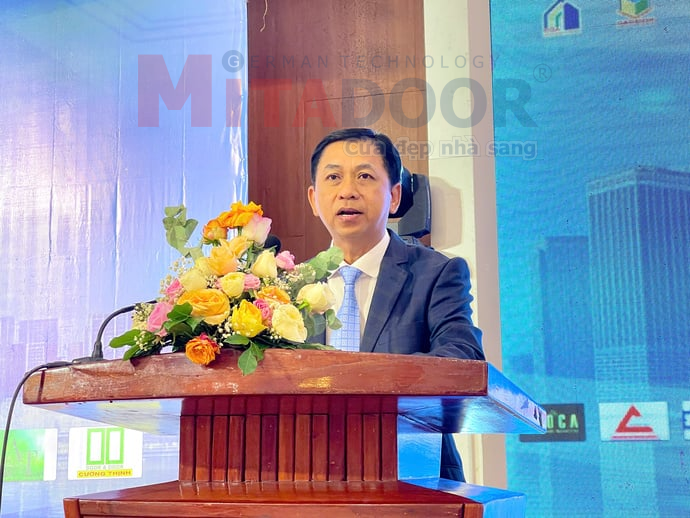 Ông Lê Thành Phiêu - Chủ tịch Hội Xây dựng Thành phố Cần Thơ phát biểu tại Đại hội Ông Lê Thành Phiêu - Chủ tịch Hội Xây dựng Thành phố Cần Thơ phát biểu tại Đại hội