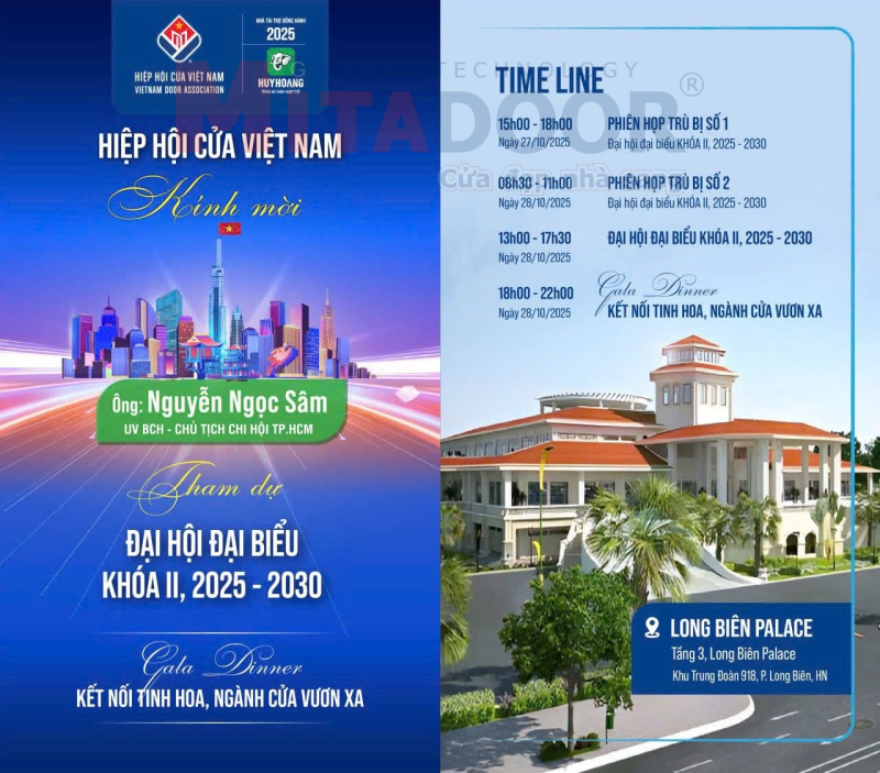 Đại hội Đại biểu v&agrave; Lễ ra mắt Ban Chấp H&agrave;nh kh&oacute;a II (2025&ndash;2030) sẽ diễn ra v&agrave;o ng&agrave;y 28/10/2025 tại Long Bi&ecirc;n Palace, Thủ đ&ocirc; H&agrave; Nộ