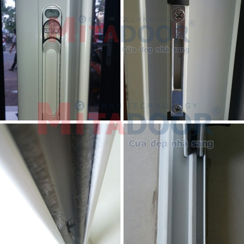 Hệ phụ kiện cửa lùa 2 ray ST96 đồng bộ chính hãng Hệ phụ kiện cửa lùa 2 ray ST96 đồng bộ chính hãng