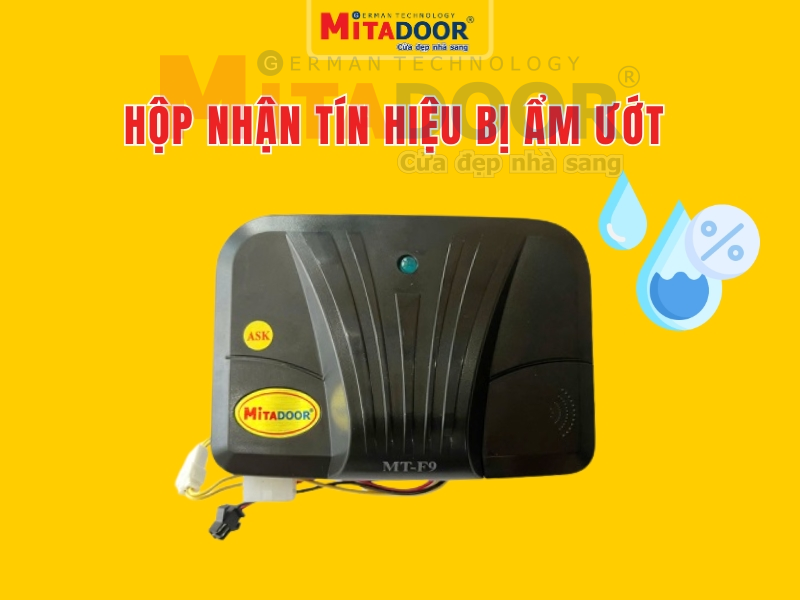 Hộp nhận tín hiệu bị ẩm ướt dẫn đến phát lệnh sai Hộp nhận tín hiệu bị ẩm ướt dẫn đến phát lệnh sai
