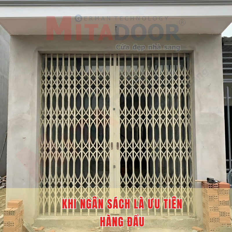Ng&acirc;n s&aacute;ch được ưu ti&ecirc;n h&agrave;ng đầu th&igrave; cửa k&eacute;o l&agrave; lựa chọn ph&ugrave; hợp