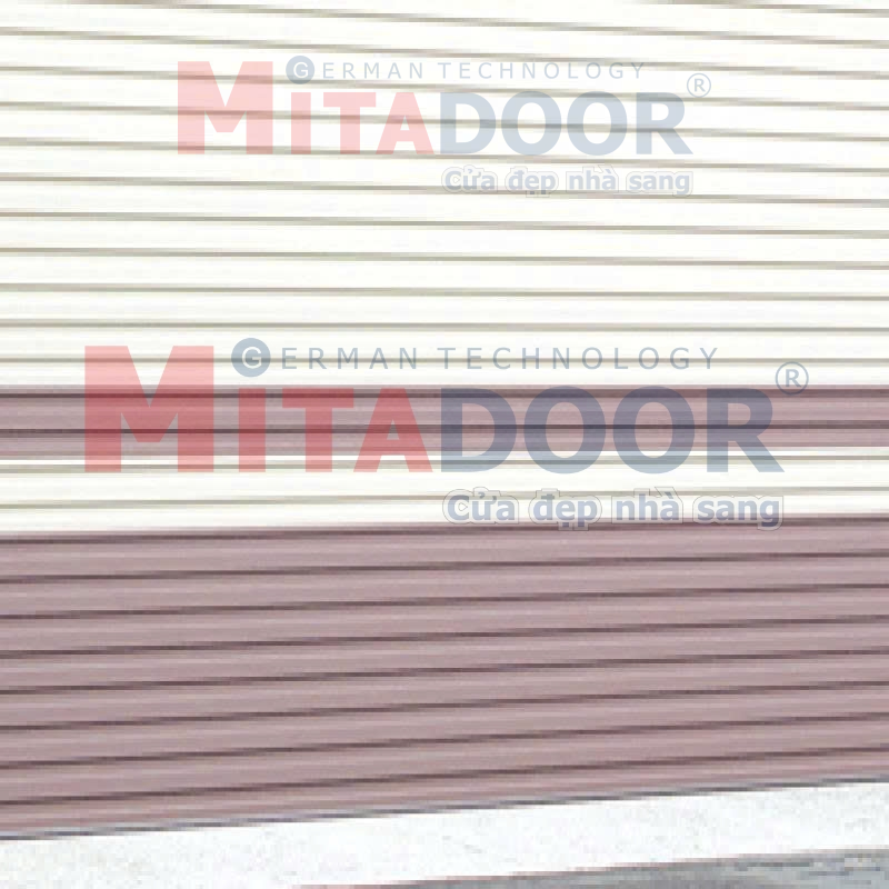 Cửa cuốn tấm liền Mitadoor MT-2 với nan cửa làm từ thép hợp kim mạ màu, hãng BM Steel mang đến thẩm mỹ tuyệt đẹp cho công trình Cửa cuốn tấm liền Mitadoor MT-2 với nan cửa làm từ thép hợp kim mạ màu, hãng BM Steel mang đến thẩm mỹ tuyệt đẹp cho công trình