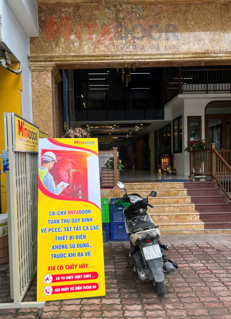 Mitadoor chung tay hưởng ứng Ngày Toàn dân Phòng cháy, Chữa cháy