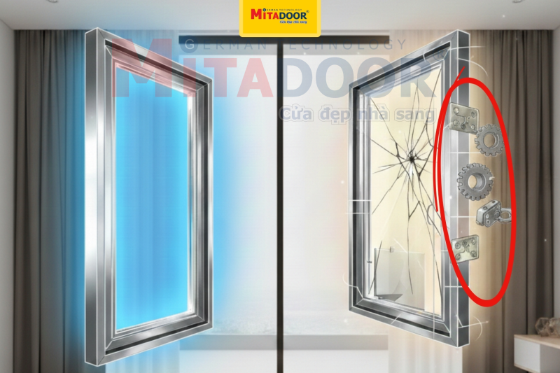 Bảo hành không chỉ liên quan đến khung nhôm mà còn có kính và các phụ kiện đi kèm khác Bảo hành không chỉ liên quan đến khung nhôm mà còn có kính và các phụ kiện đi kèm khác