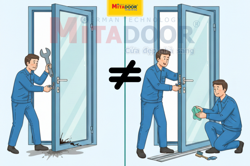 Bảo hành khác với bảo trì, gia chủ cần phân biệt rõ giúp chủ động hơn trong việc “chăm sóc” cửa Bảo hành khác với bảo trì, gia chủ cần phân biệt rõ giúp chủ động hơn trong việc “chăm sóc” cửa