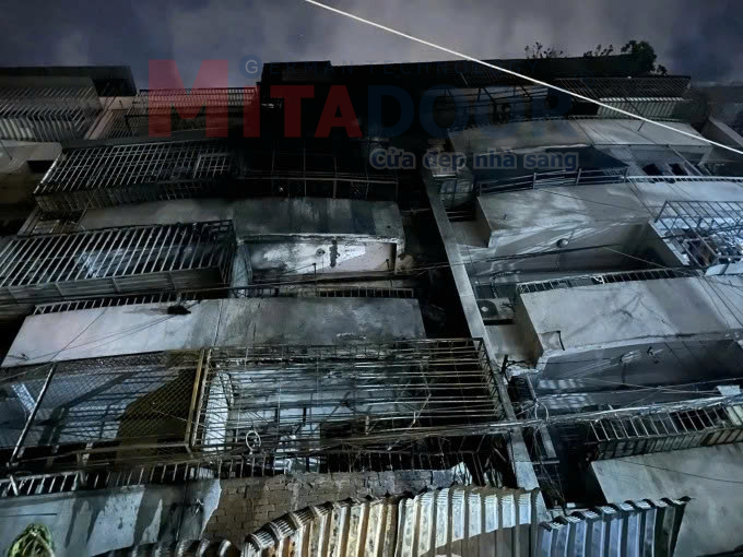 Vụ cháy tại cư xá Độc Lập (TP.HCM) xảy ra vào tối 6/7/2025