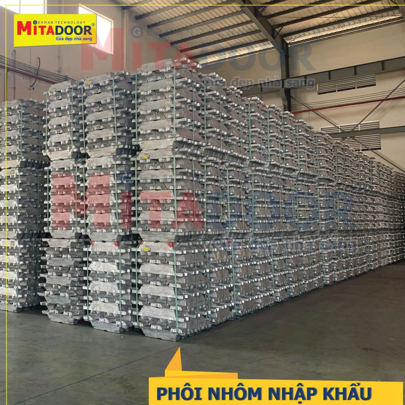 Phôi nhôm Mitadoor nhập khẩu cho hoạt động sản xuất tại nhà máy Phôi nhôm Mitadoor nhập khẩu cho hoạt động sản xuất tại nhà máy
