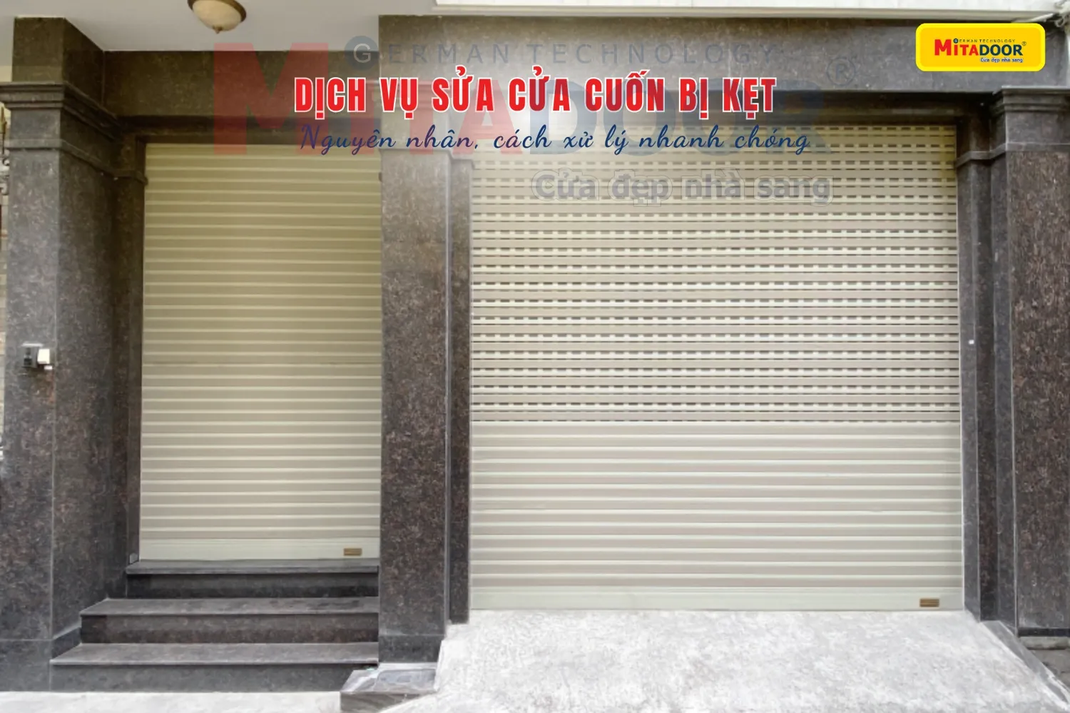 Dịch vụ sửa cửa cuốn bị kẹt tại nhà TPHCM nhanh chóng giá rẻ