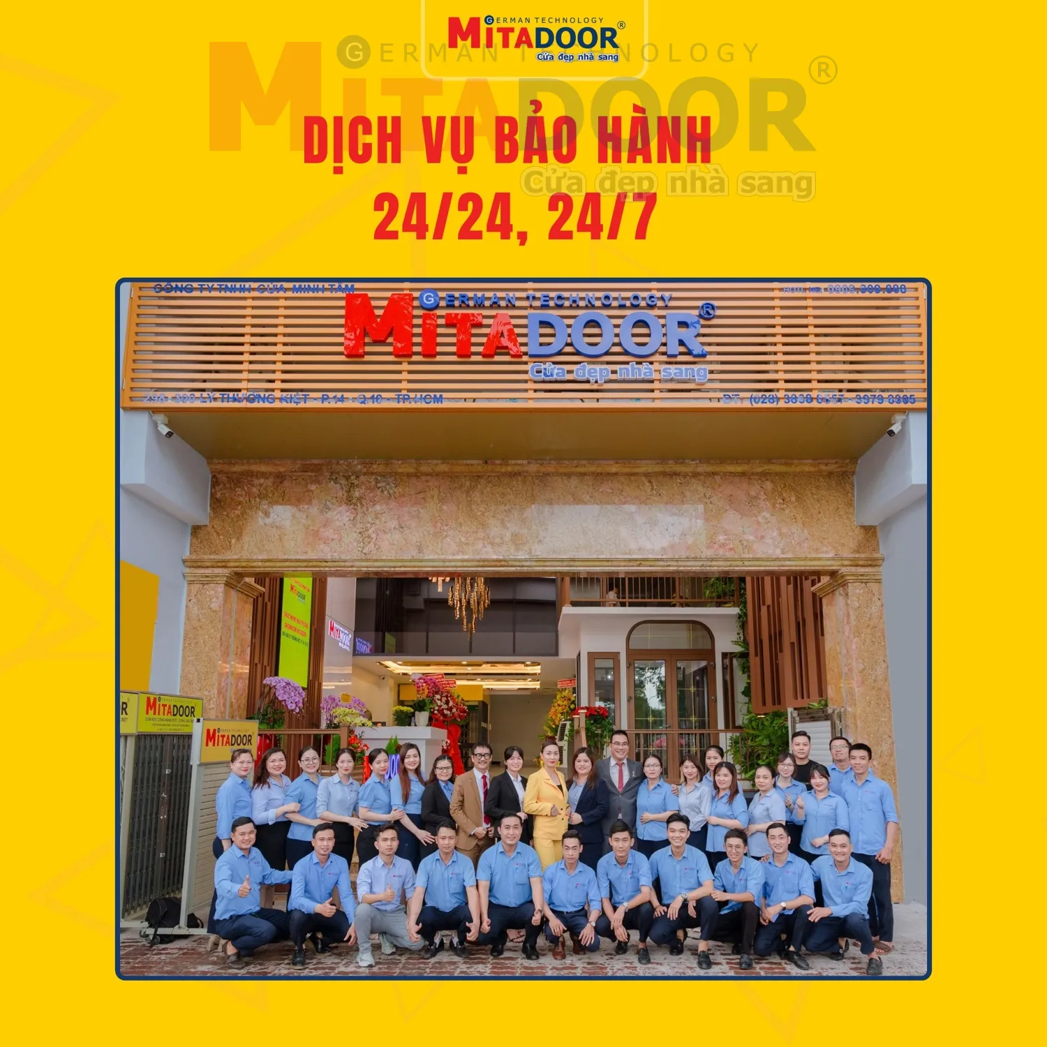 Dịch vụ sửa chữa cửa cuốn Mitadoor chuyên nghiệp, gọi là có mặt