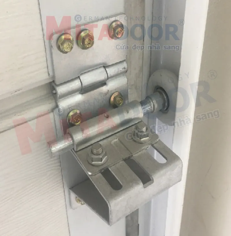 Bánh xe trượt cửa trượt trần Mitadoor Garage công nghệ Đức