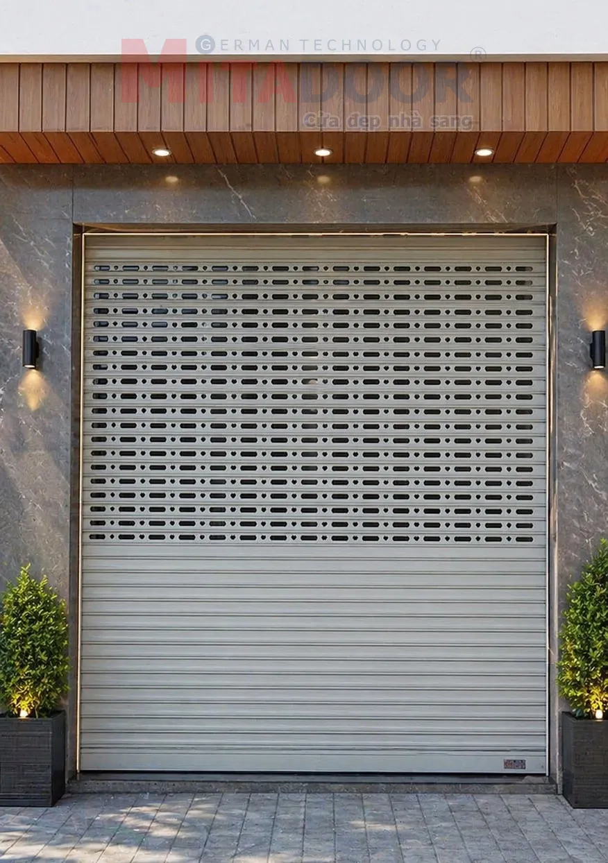 Cửa cuốn MT720 với thiết kế siêu thoáng độc đáo