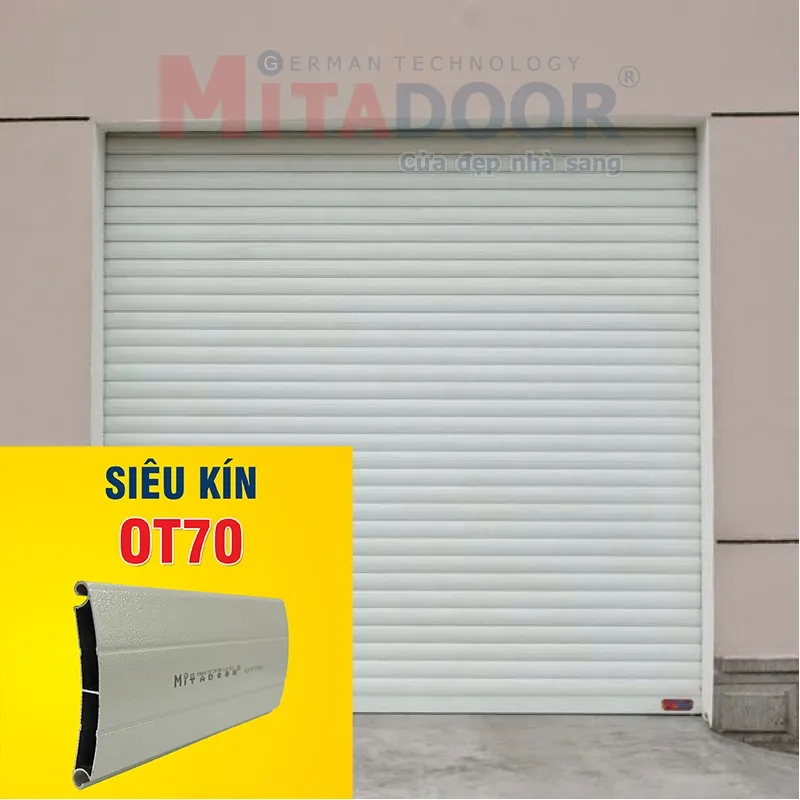 Cửa cuốn Đức Mitadoor si&ecirc;u k&iacute;n OT70